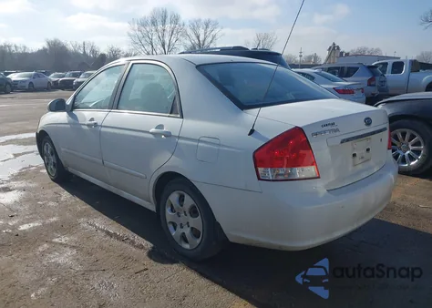 2007 Kia Spectra Ex z USA, uszkodzony, nr VIN KNAFE121675440497